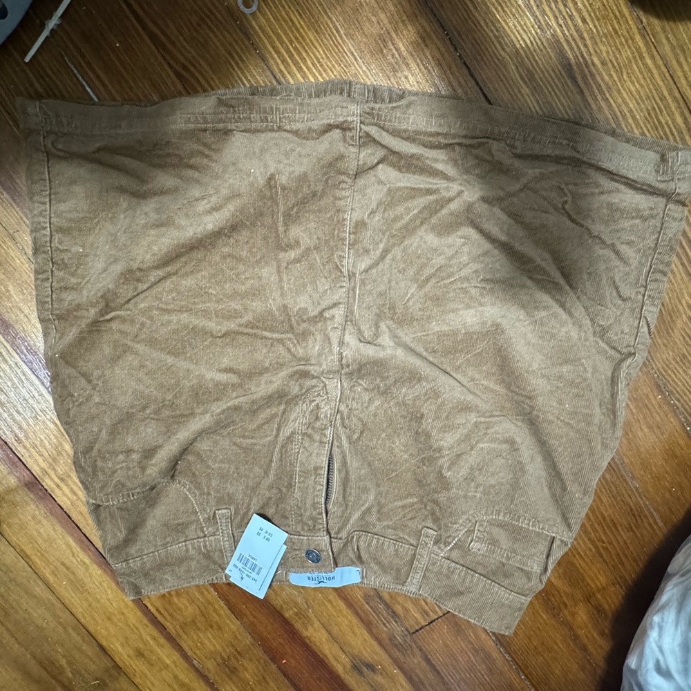 Hollister Brown Corduroy Skirt